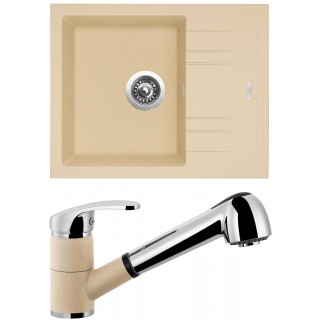 Set Sinks (dřez Linea 600 Sahara 50 + baterie Legenda S Sahara 50)