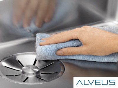 Čištění a údržba nerezových dřezů ALVEUS