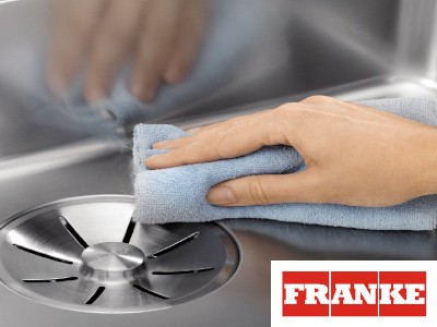 Čištění a údržba nerezových dřezů FRANKE